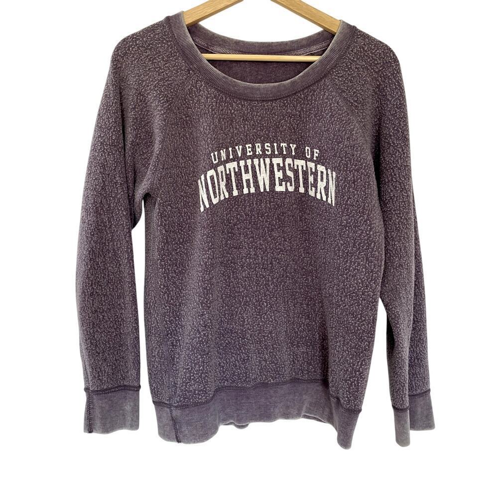 University of Northwestern purple fleece crewneck sweater women's‎ size medium
